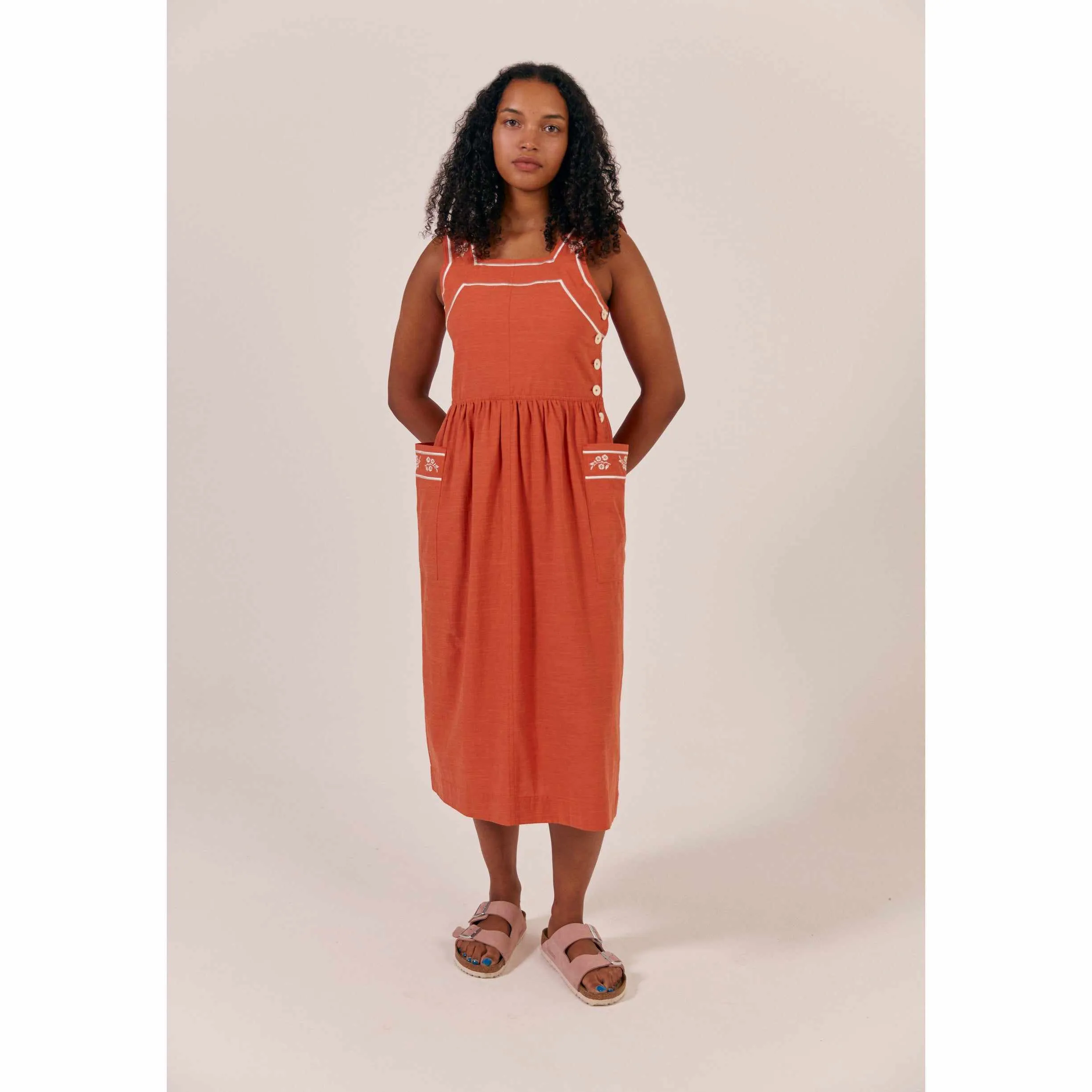 Sideline - Caroline dress - tomato