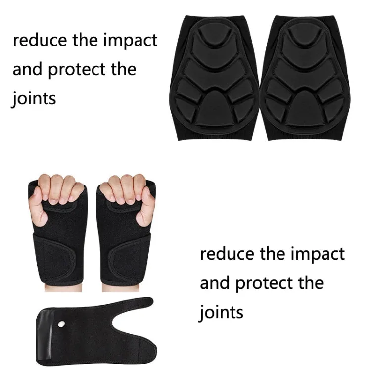 Skating Hip Protector Hockey Pants Ski Sports Protective Gear, Style: Black Hip Protector(L)