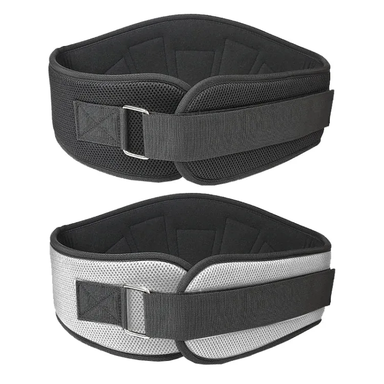 Sports Waist Support Squat Weightlifting Training Belt, Size: L(Black)