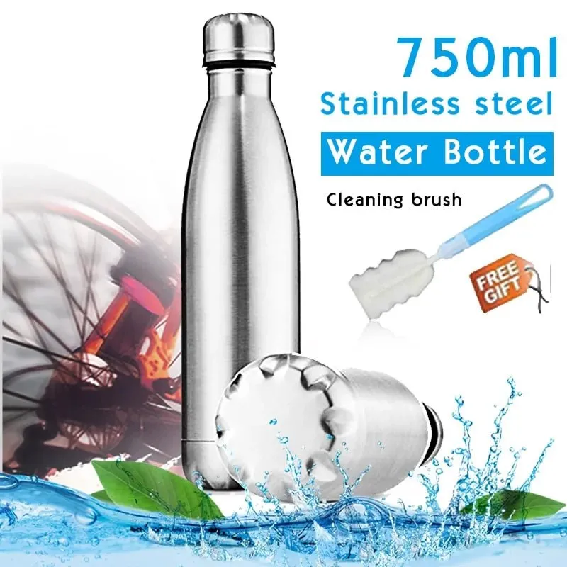 Sports Water Bottle Non Insulated Stainless Steel