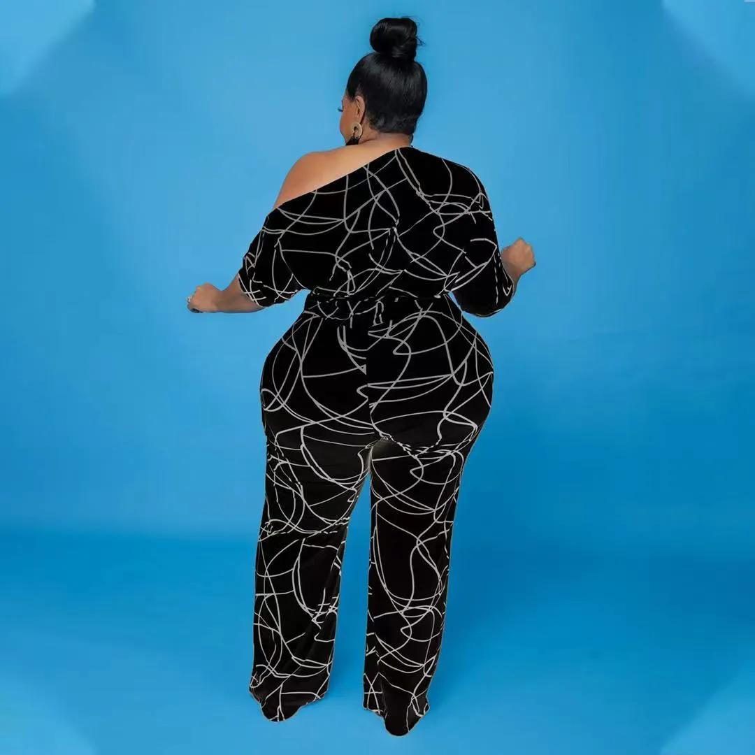 Thick-Sized Stylish Jumpsuit