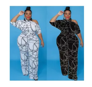 Thick-Sized Stylish Jumpsuit