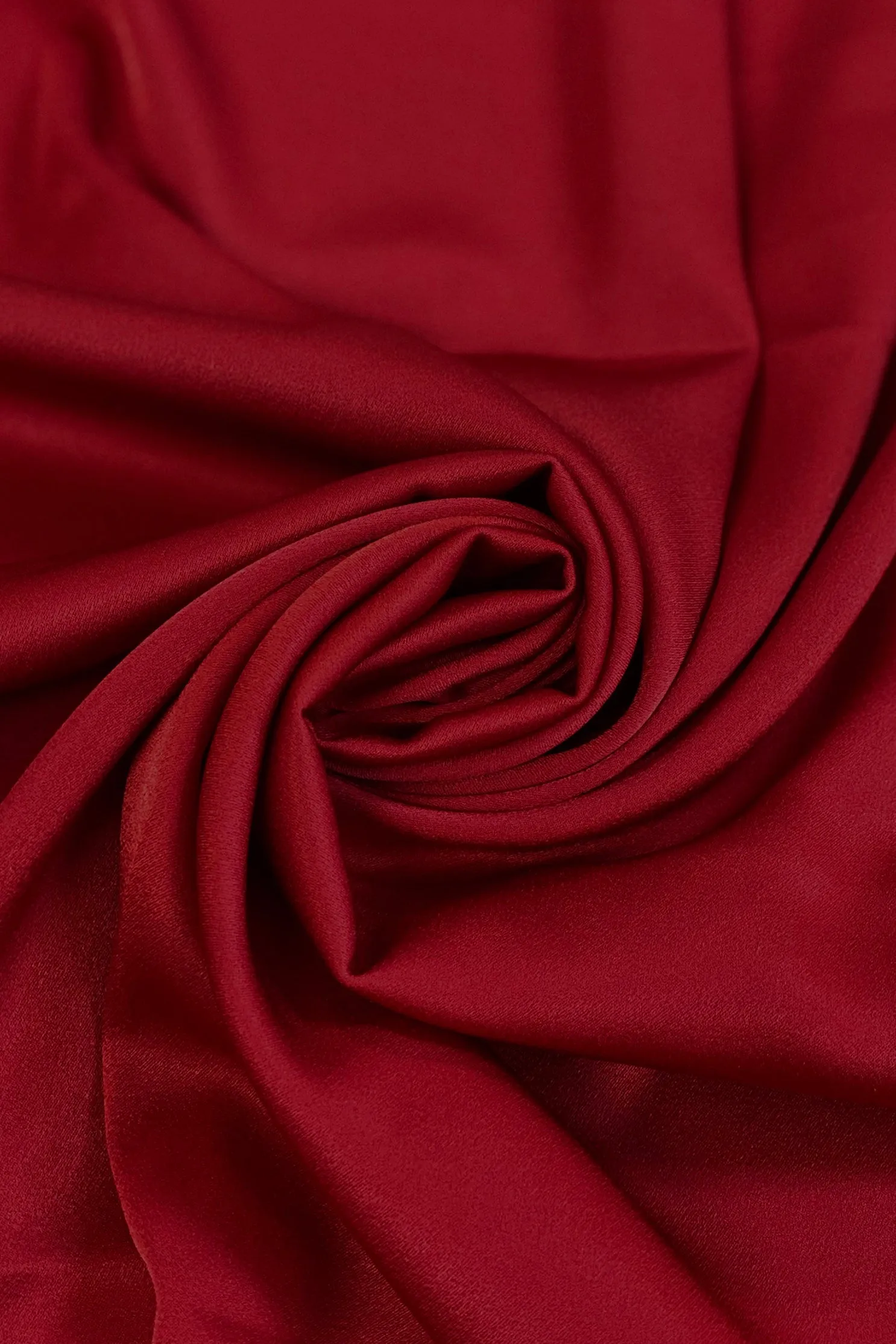 Triacetate Satin Backed Crepe in Red