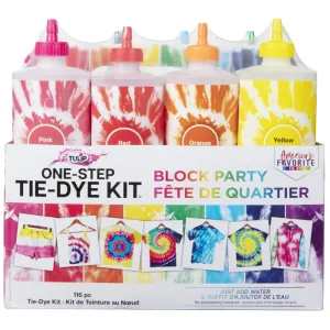 Tulip One-Step Tie-Dye 8 Colour Block Party Kit*