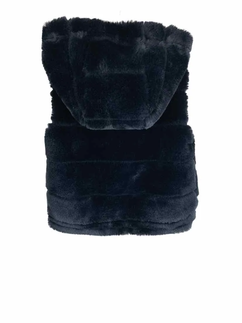 Urban Republic, Girls' Faux Fur Vest, Black, Size 2T