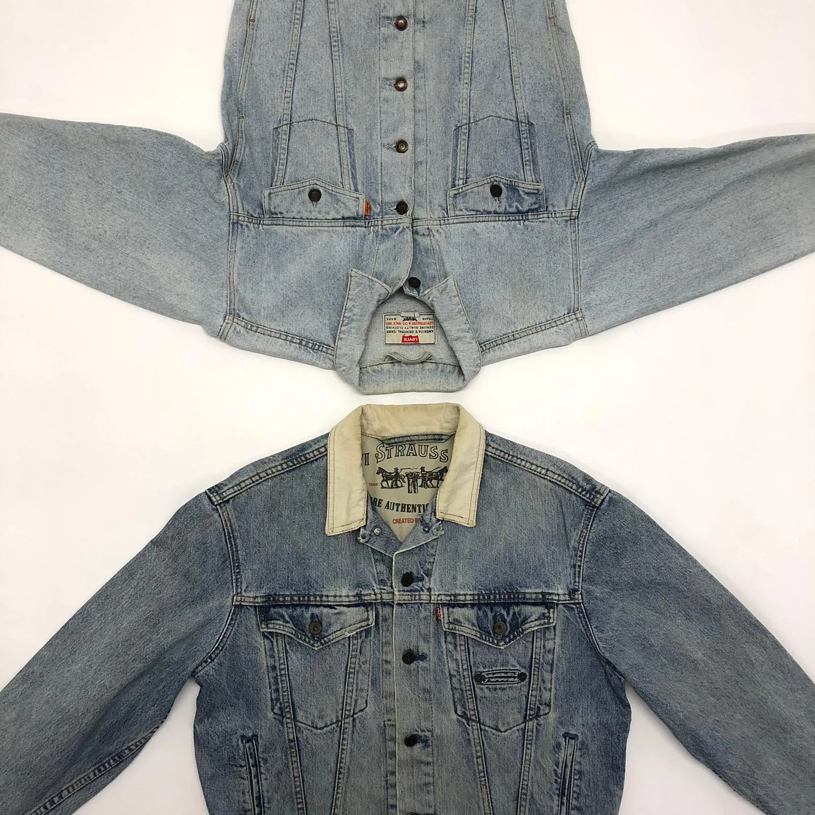 Vintage Levis Lee Wrangler Denim Jacket Mix