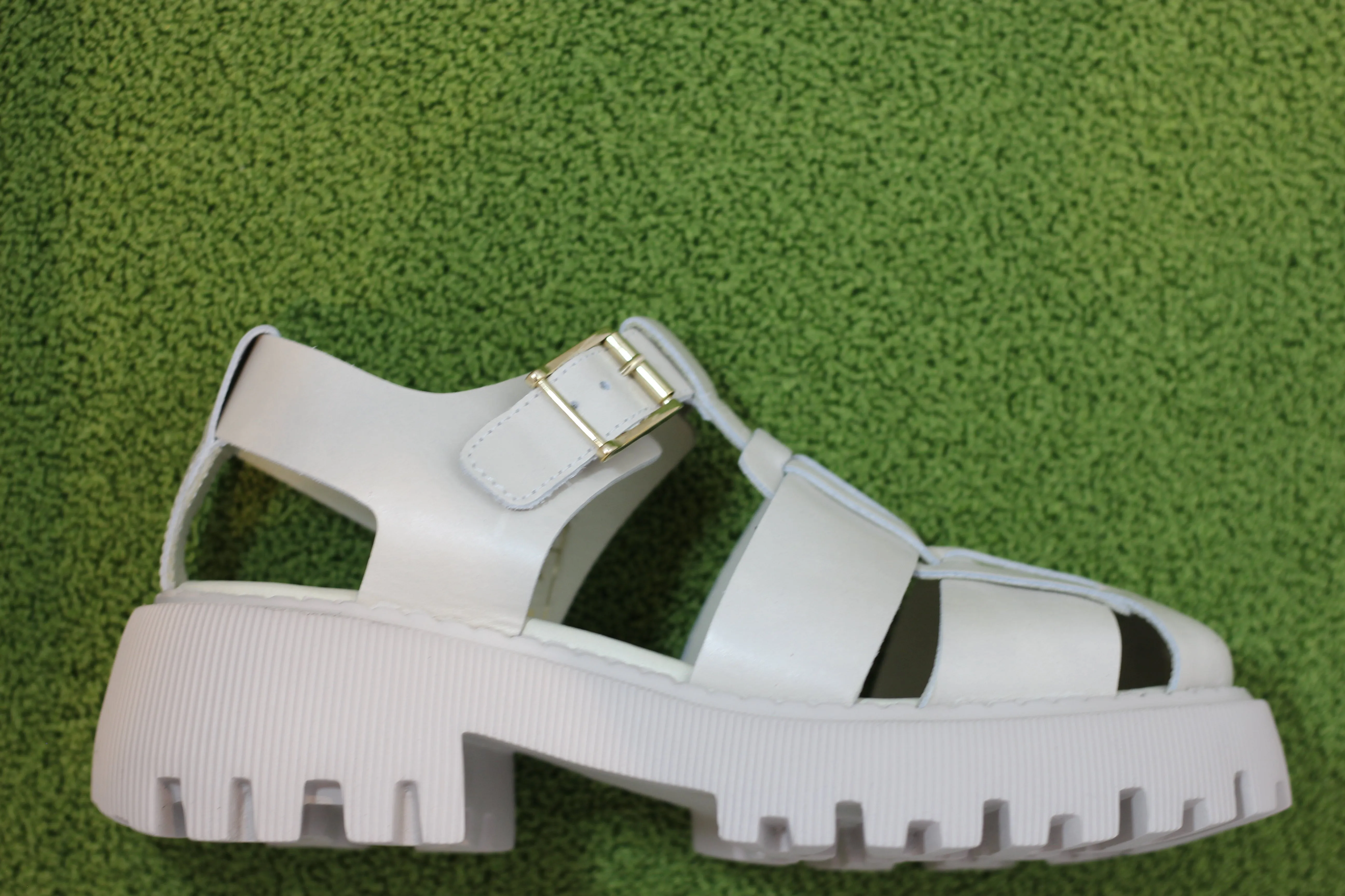 Women's Posey Sandal - Off White Leather